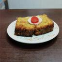 Torta artesanal con glaseado dulce